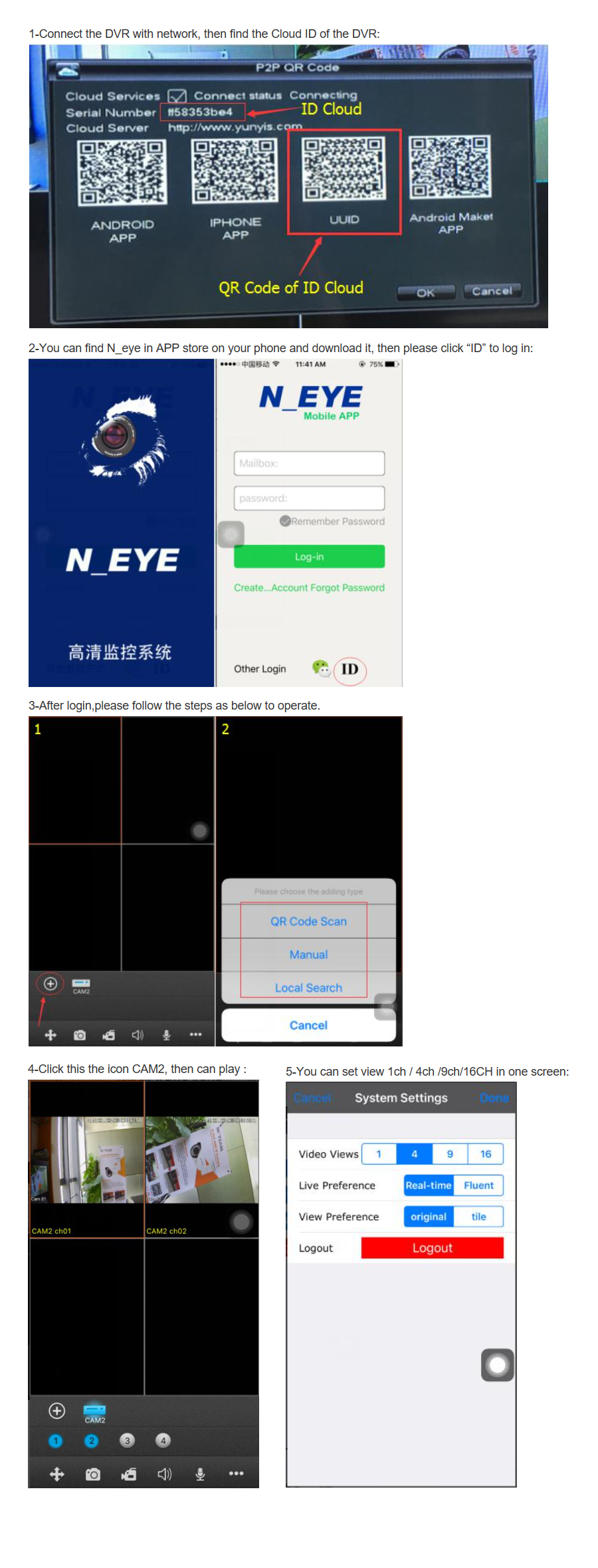 Neye Remote View COrrect